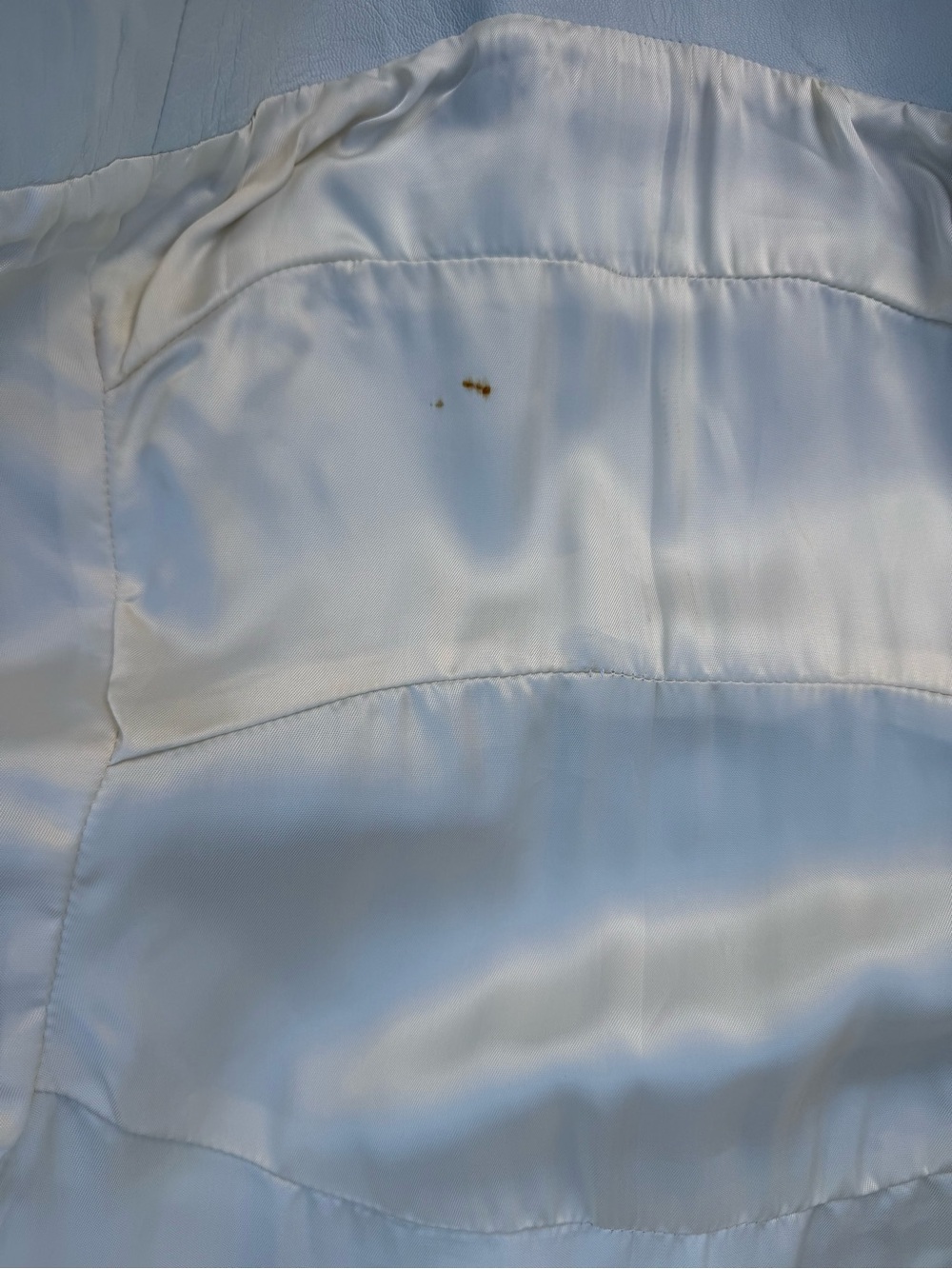 Vera Pelle White Women's Leather Zip Jacket - Picture 12 of 12